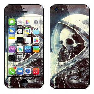 Наклейка на iPhone Space Skull.
