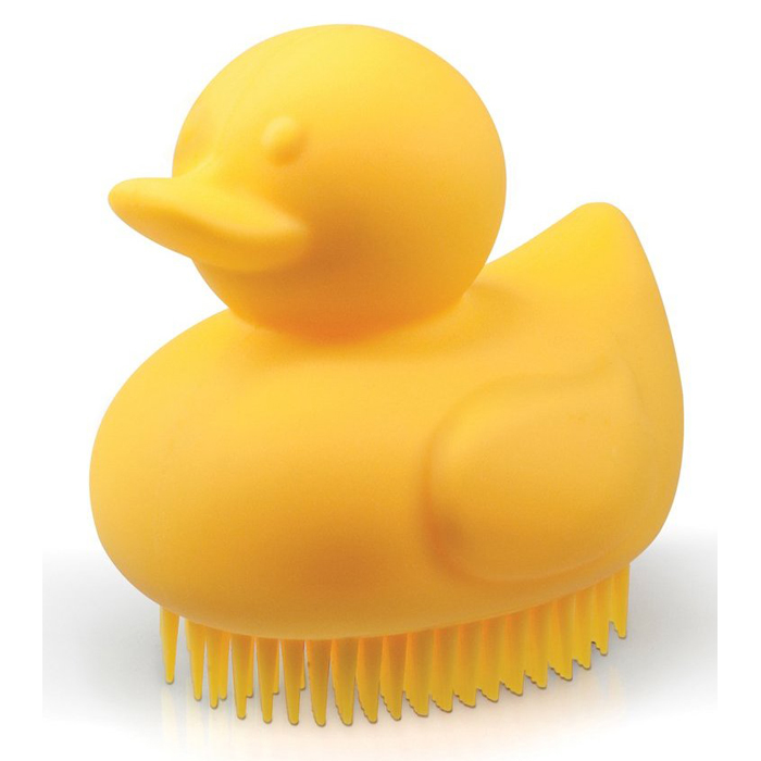 Утка для ванной и щетка Scrubber ducky - купить с доставкой в Москве ...