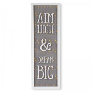 Декор для стен Aim high & dream big