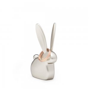 Подставка для колец Anigram кролик никель