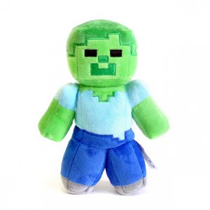Плюшевая игрушка Зомби Minecraft 15 см