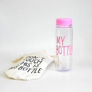 Бутылка для напитков "My Bottle" розовая