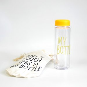 Бутылка для напитков "My Bottle" желтая