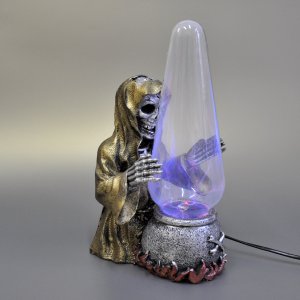Плазменный светильник в колбе "Скелет"