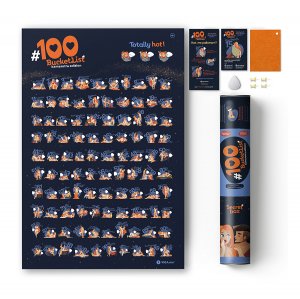 Скретч-плакат 100 Дел Kamasutra Edition
