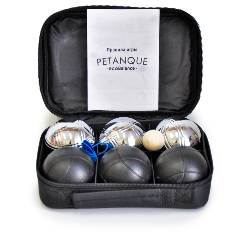Игра Петанк (бочче) черный - стальной - купить с доставкой в Москве ...