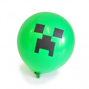 Воздушные шарики Майнкрафт/Minecraft Creeper (5 шт)