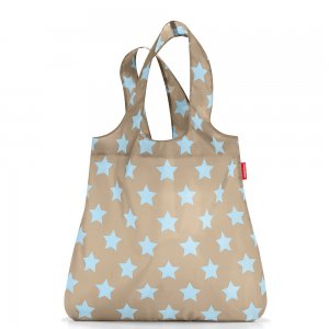 Сумка складная Mini maxi shopper taupe stars
