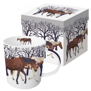 Кружка в подарочной коробке Winter Horses