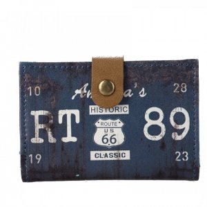 Кардхолдер Route 66, синий
