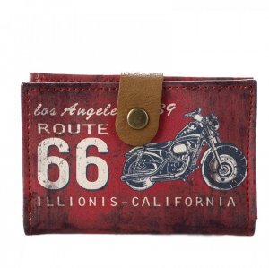 Кардхолдер Route 66, красный