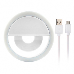 Селфи лампа, питание от USB кабеля