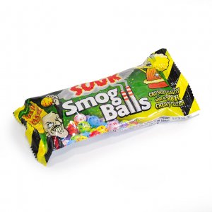 Драже с кислым центром Toxic Waste «Smog Balls»