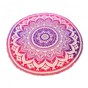 Покрывало пляжное Violet Mandala