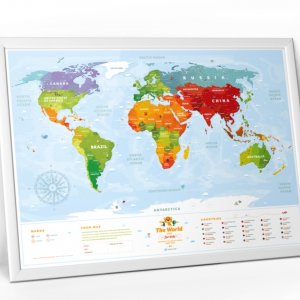 Интерактивная карта мира Travel Map «Kids Animals»