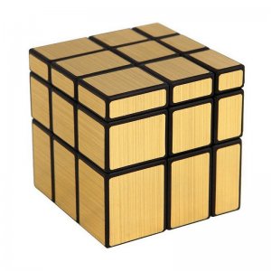 Зеркальный Кубик Рубика Золотой 3х3