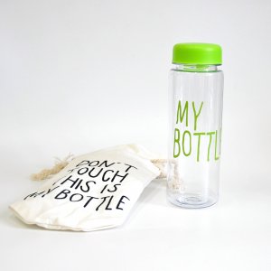 Бутылка для напитков "My Bottle" зеленая (уцененный товар)