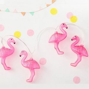 Гирлянда "Фламинго" 20 огней (USB), 3 м