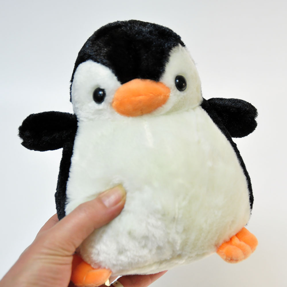 Мягкая игрушка "Пингвин" с оранжевыми лапками 18 см.