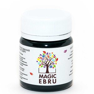 Краска Magic Ebru черная 40 мл