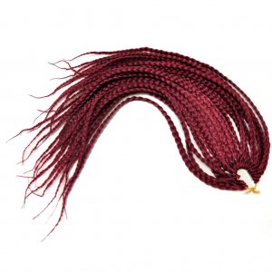 Канекалон SE косы крупное плетение Бордовый bug , 90 гр